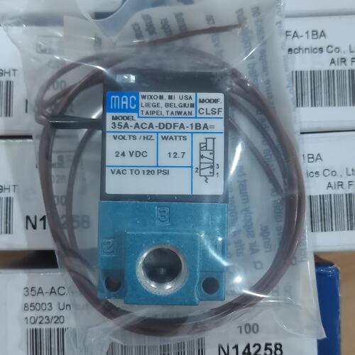 MAC电磁阀主要部位的名称与作用