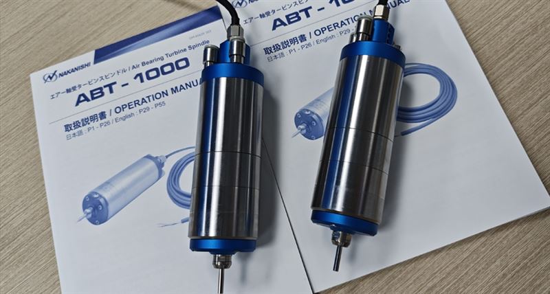 nakanishi中西气浮主轴ABT-1000，蓝宝石打磨抛光