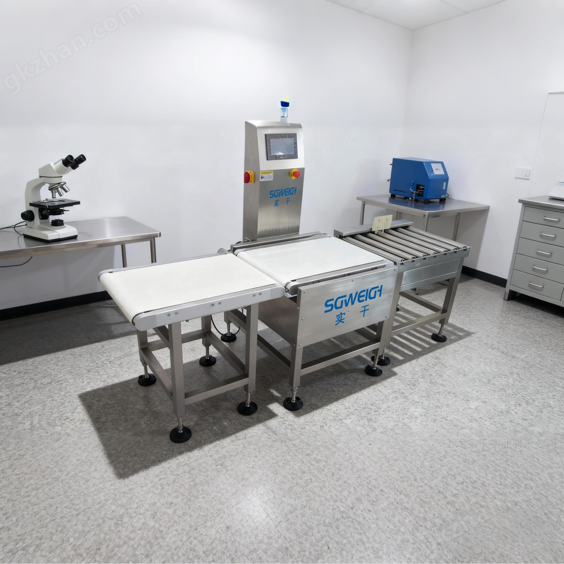 自动检重秤 膨化玉米饲料25kg自动检重仪称重分选机