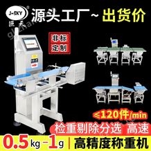 JDT-CZ-A30五金零件報(bào)警剔除高速稱重皮帶秤檢重秤