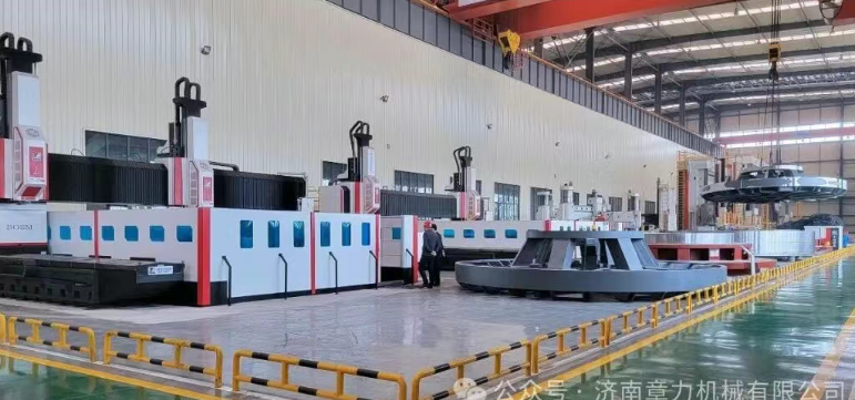 速看!大型工件加工不容錯過的博斯曼雙主軸龍門高速數控鉆銑床